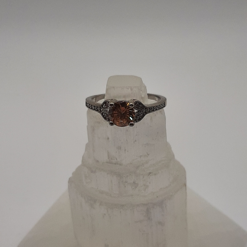 R1037 Champagne Ring Plated - Fragrant Jewels